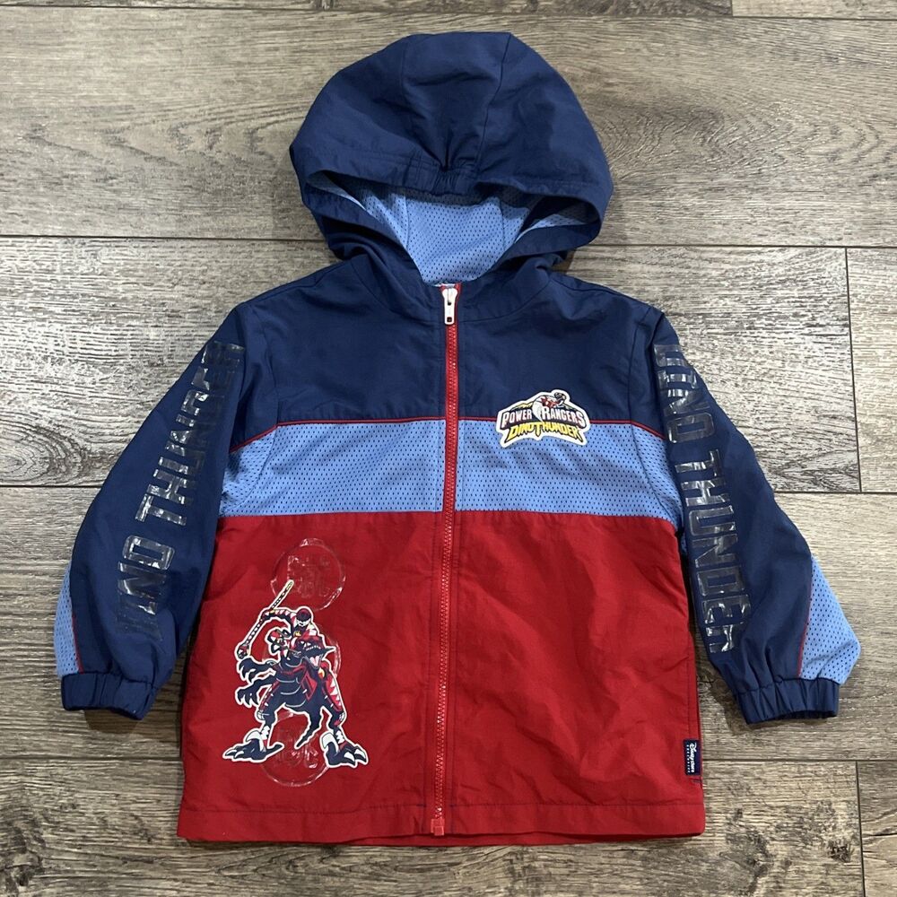 Vintage Y2K Disney Store Exclusive Power Rangers Dino Thunder Jacket Youth XL